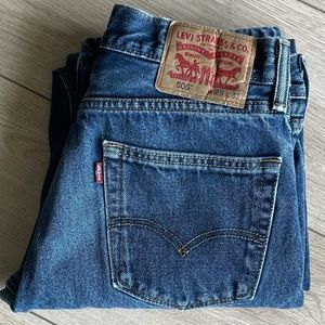 Levi’s 505 Reg Fit Straight Leg Stonewash Jeans 29